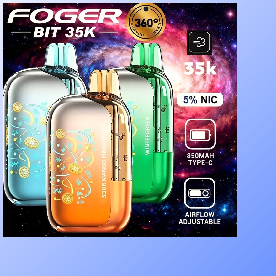 Foger Bit 35K fogger vape with OLED screen